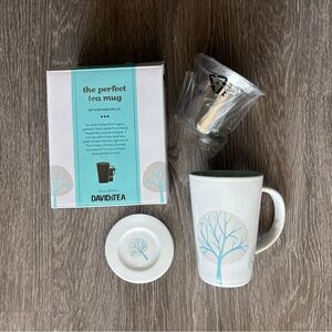 DAVIDsTEA David’s Tea Perfect Mug - White Snowy Trees